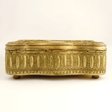 Load image into Gallery viewer, Antique French Miniature Portrait Gilt Bronze Jewelry Box, Princesse Lamballe
