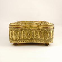 Load image into Gallery viewer, Antique French Miniature Portrait Gilt Bronze Jewelry Box, Princesse Lamballe
