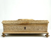 Load image into Gallery viewer, Large Antique French Miniature Portrait Gilt Bronze Jewelry Box, Princesse Lamballe
