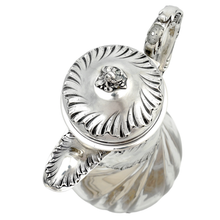 Load image into Gallery viewer, Antique French Sterling Silver Glass Water Pitcher Decanter, Lemonade, Orange Juice
