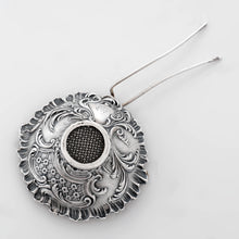 Load image into Gallery viewer, Antique French Sterling Silver Tea Strainer Basket In the Spout
