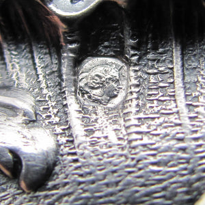 Antique French Sterling Silver Tea Strainer Basket In the Spout