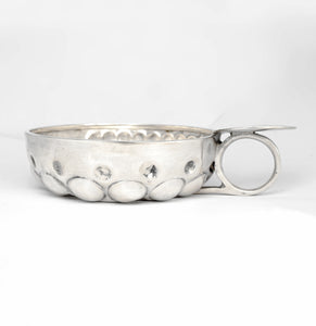Antique French Sterling Silver Tastevin Wine Taster Sommelier Cup