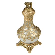 Load image into Gallery viewer, Antique French Palais Royal Opaline Glass Perfume Bottle
