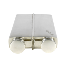 Load image into Gallery viewer, Art Deco Sterling Silver Double Flask, International Silver 743g
