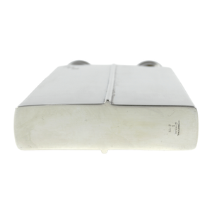 Art Deco Sterling Silver Double Flask, International Silver 743g