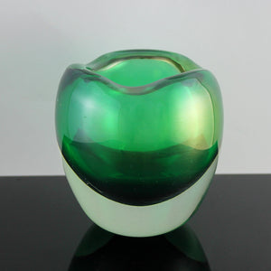 Murano Art Glass Paperweight Vase Italy IVR Mazzega