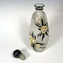 Load image into Gallery viewer, French Art Deco Andre Delatte Nancy Perfume Bottle Acid Etched
