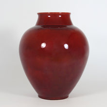 Load image into Gallery viewer, Large French Sevres Paul Milet Ceramic Vase Ox Blood Red Sang de Bœuf
