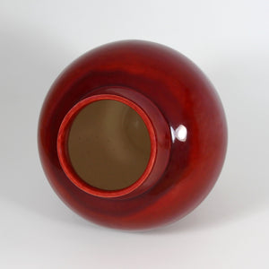 Large French Sevres Paul Milet Ceramic Vase Ox Blood Red Sang de Bœuf