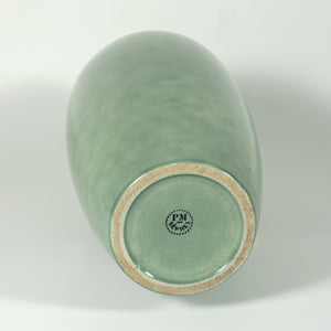 Large Paul Milet Art Deco French Sevres Ceramic Baluster Vase Celadon Green Glaze
