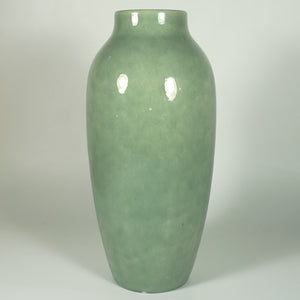 Large Paul Milet Art Deco French Sevres Ceramic Vase Celadon Green Glaze