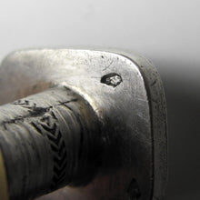 Load image into Gallery viewer, Antique French Palais Royal Mother of Pearl Silver Wax Seal, Cross Matrix
