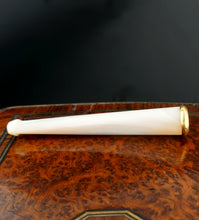 Load image into Gallery viewer, Antique French 18K Gold Mother of Pearl Cigarette Holder, Etui Case
