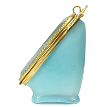 Load image into Gallery viewer, Antique Victorian Opalescent Beveled Glass Box Pocket Watch Display Vitrine Stand
