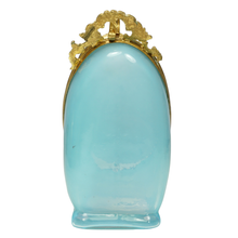 Load image into Gallery viewer, Antique Victorian Opalescent Beveled Glass Box Pocket Watch Display Vitrine Stand

