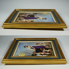 Load image into Gallery viewer, Antique French Porcelain Portrait Plaque Love&#39;s Menu, Maiden Lady with Cherubs Putti
