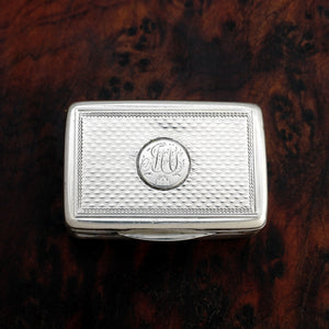 Antique Victorian Sterling Silver Vinaigrette, Thomas Edwards, London 1839