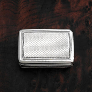 Antique Victorian Sterling Silver Vinaigrette, Thomas Edwards, London 1839