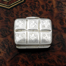 Load image into Gallery viewer, Antique Georgian Sterling Silver Vinaigrette Box, John Lawrence, Birmingham 1816
