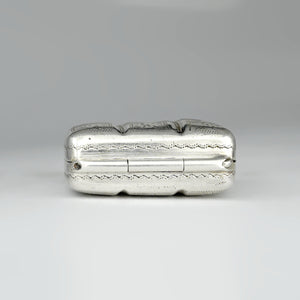 Antique Georgian Sterling Silver Vinaigrette Box, John Lawrence, Birmingham 1816