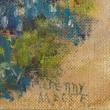 Load image into Gallery viewer, Vintage Texas Hill County Blue Bonnet Landscape Impressionist Painting

