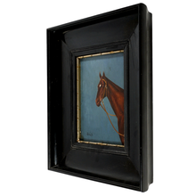 Load image into Gallery viewer, Vintage Horse Portrait Oil Painting Equestrian Study
