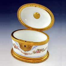 Load image into Gallery viewer, Antique French opaline glass jewelry box
