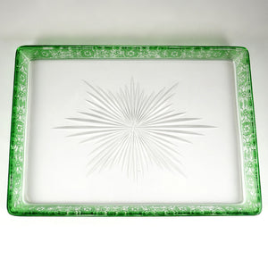 Antique Baccarat Cut Crystal Stemware Set, Rare Empire Pattern