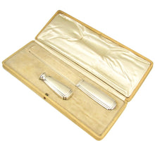 Load image into Gallery viewer, Art Deco French Sterling Silver &amp; Cut Glass Writing Desk Set
