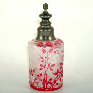 Antique Baccarat Crystal Eglantier Pattern Perfume Bottle