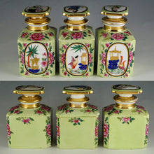 Load image into Gallery viewer, Antique French Chinoiserie Tea Caddy, Porcelaine de Paris Canisters
