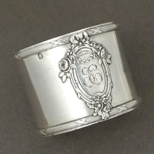Antique French Sterling Silver Napkin Ring