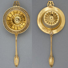 Load image into Gallery viewer, Antique French Sterling Silver Gilt Vermeil Tea Strainer
