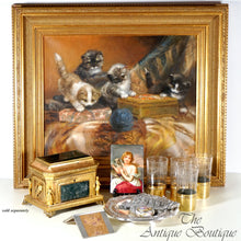 Load image into Gallery viewer, Four Playful Kittens Dutch Oil Painting by Jan Van Trirum
