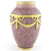 Load image into Gallery viewer, French Paul Milet for Sevres Porcelain Cabinet Vase with Empire Style Gilt Bronze Mounts
