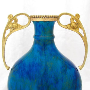 Paul Milet Art Nouveau Vase Sevres Flambe Glaze French Porcelain