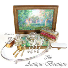 Load image into Gallery viewer, Large Antique French Silver Hallmarked Mirror Plateau Centerpiece
