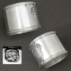 Antique French Sterling Silver Napkin Ring