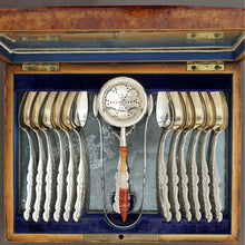 Load image into Gallery viewer, Antique Dutch .833 Silver 15pc Tea / Coffee Flatware Service
