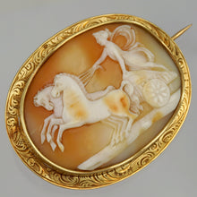 Load image into Gallery viewer, antique French 18k gold cameo brooch
