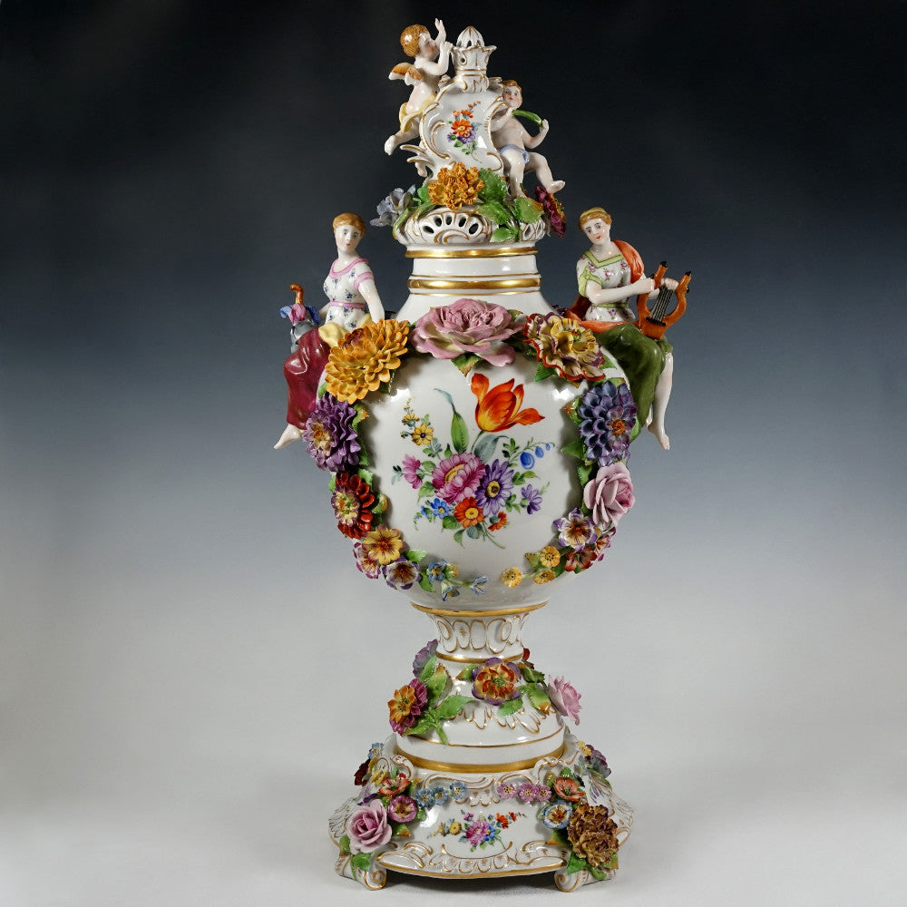 Large German Porcelain Urn Von Schierholz – The Antique Boutique