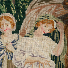 Load image into Gallery viewer, Petit Point Hand Done Needlepoint Tapestry Berlin Wool Needlework Wall Hanging Religious Biblical Scene

