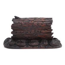 Load image into Gallery viewer, Antique Black Forest Hand Carved Wood Jewelry Box, Figural Pheasant / Grouse Game Bird, Lock &amp; Key
