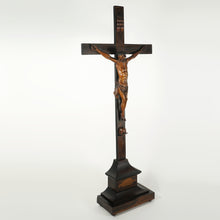 Load image into Gallery viewer, Antique Carved Wood Jesus Christ Corpus Crucifix Church Altar Piece Religious Sculpture Statue Chapel Monastery
