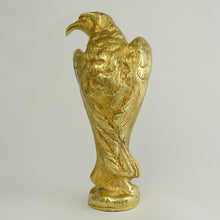 Load image into Gallery viewer, Signed Antique French Gilt Bronze Eagle Wax Seal Animalier Desk Stamp
