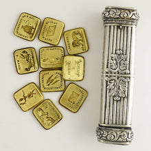 Load image into Gallery viewer, Antique French .800 Silver Multiple Wax Seal Set, Palais Royal Sceau Cachet Etui
