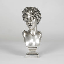 Load image into Gallery viewer, Antique French Wax Seal Bronze Figural Desk Stamp Jules Isidore LAFRANCE, Susse Freres Paris, Bust of Saint Jean Baptist
