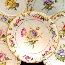 Load image into Gallery viewer, Antique French porcelain dessert set by Pillivuyt
