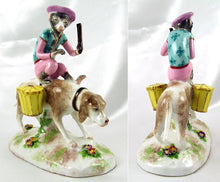 Load image into Gallery viewer, French Porcelaine De Paris Circus Monkey &amp; Dog Figurine

